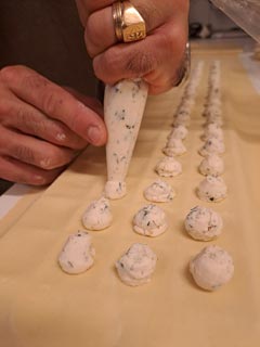 mise en place de la farce ravioli maison