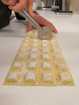 decoupe ravioli maison